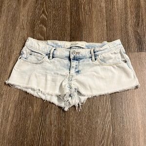 Abercrombie & Fitch Low Rise Denim Shorts